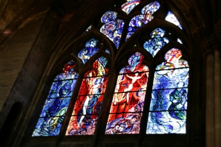 Metz cathédrale vitraux Chagall